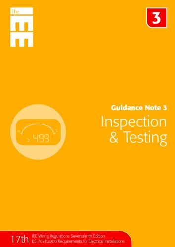 Guidance note inspection - guidance, 3:
