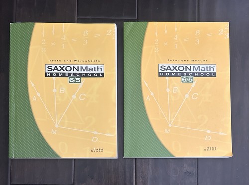 Saxon math homeschool - homeschool, 6/5
